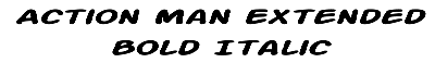 Download Action Man Extended Bold Italic