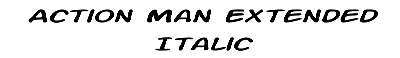 Download Action Man Extended Italic