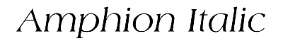 Download Amphion Italic