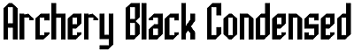 Download Archery Black Condensed