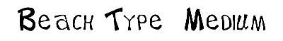 Download BeachType  Medium