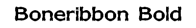 Download Boneribbon Bold