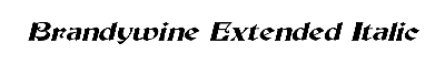 Download Brandywine-Extended Italic