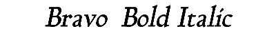 Download Bravo  Bold Italic