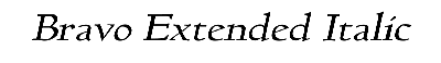 Download Bravo-Extended Italic