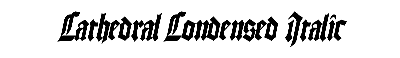 Download Cathedral-Condensed Italic