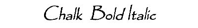 Download Chalk  Bold Italic