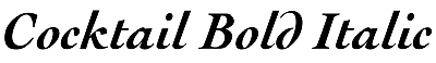 Download Cocktail Bold Italic