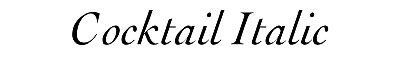 Download Cocktail Italic