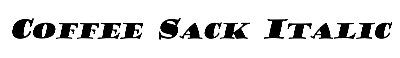 Download Coffee-Sack Italic