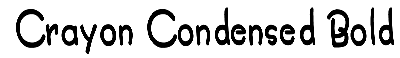 Download Crayon-Condensed Bold