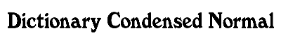 Download Dictionary-Condensed Normal