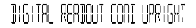 Download Digital Readout CondUpright
