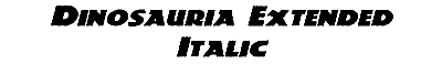 Download Dinosauria-Extended Italic