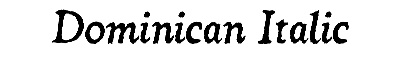 Download Dominican Italic