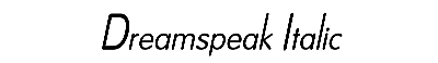 Download Dreamspeak Italic