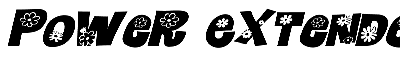 Download FlowerPower-Extended Italic