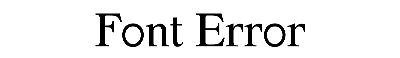 Download Font Error