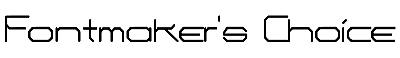 Download Fontmaker's Choice
