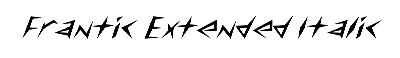 Download Frantic-Extended Italic