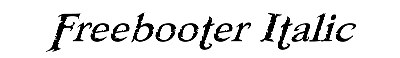 Download Freebooter Italic