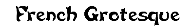 Download French Grotesque