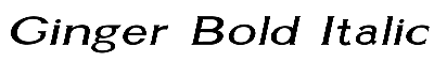 Download Ginger Bold Italic