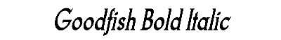 Download Goodfish Bold Italic