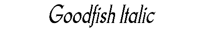 Download Goodfish Italic