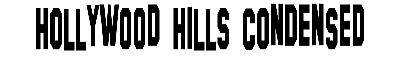 Download Hollywood Hills Condensed