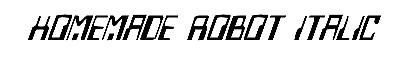 Download Homemade Robot Italic