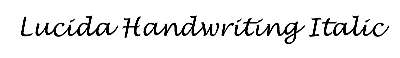 Download Lucida Handwriting Italic