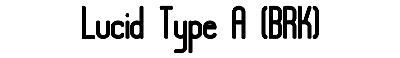 Download Lucid Type A (BRK)