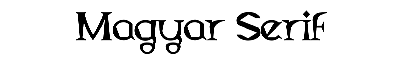 Download Magyar Serif