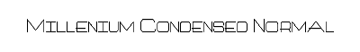 Download Millenium-Condensed Normal