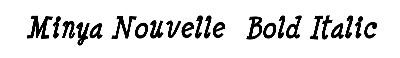 Download Minya Nouvelle  Bold Italic