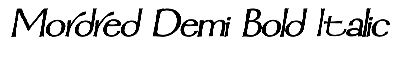 Download Mordred Demi Bold Italic
