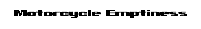 Download Motorcycle Emptiness