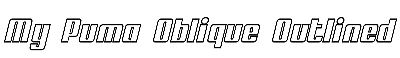Download My Puma Oblique Outlined