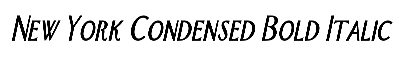 Download New-York-Condensed Bold Italic