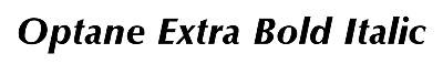 Download Optane ExtraBold Italic