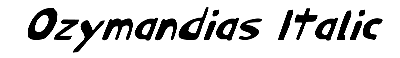 Download Ozymandias Italic