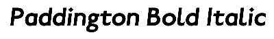 Download Paddington Bold Italic