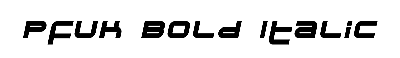 Download Pfuk BoldItalic