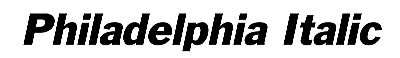 Download Philadelphia Italic