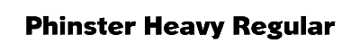 Download Phinster Heavy Regular