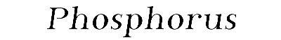 Download Phosphorus