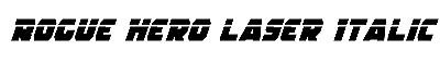 Download Rogue Hero Laser Italic