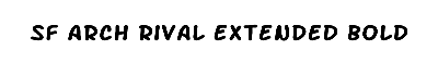 Download SF Arch Rival Extended Bold