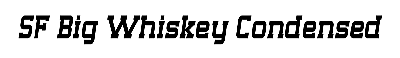 Download SF Big Whiskey Condensed